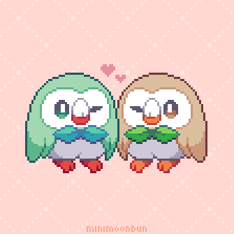 rowlets by minimoonbun