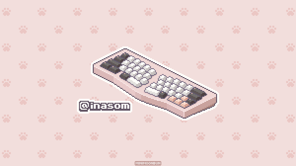 keyb discord banner w/ animated text &amp; simple pattern bg